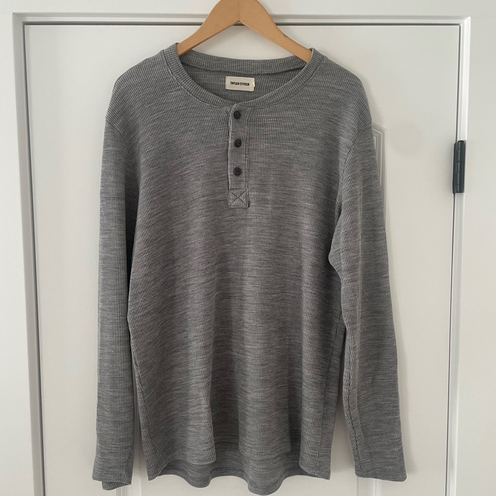Men’s Taylor Stitch Waffle Henley 44 (XL)